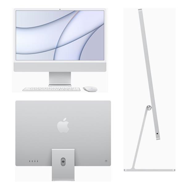 Apple iMac 24 inch M1 Z12R00047 - Silver | Apple M1 8 Core | 16GB | 512GB SSD | 8 Core GPU | 24 inch 4.5K Retina | Mac OS | 0222P